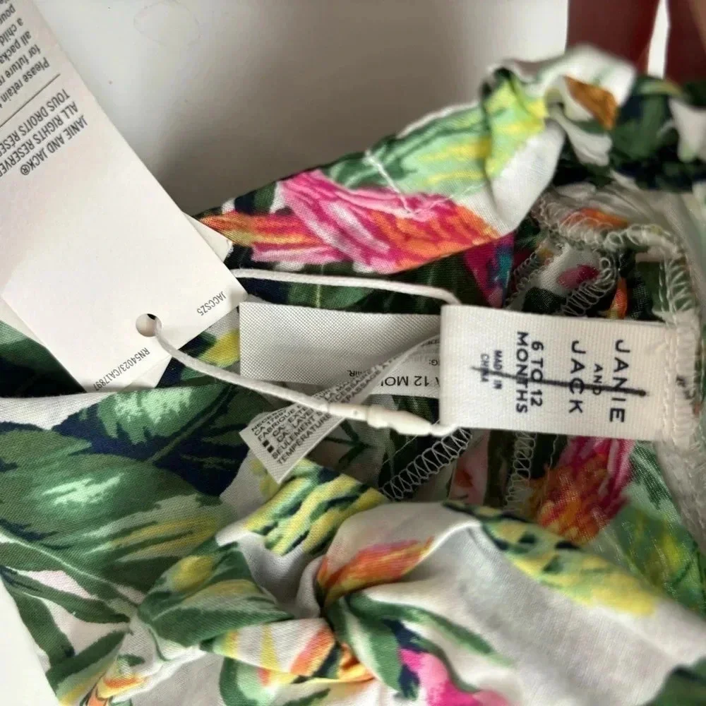 NWT Janie and Jack TROPICAL JUNGLE HEADWRAP or turban